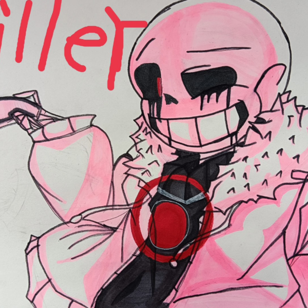 手绘】killer sans/杀手衫斯Lethal Deal Phase-2(画渣)_哔哩哔哩_bilibili