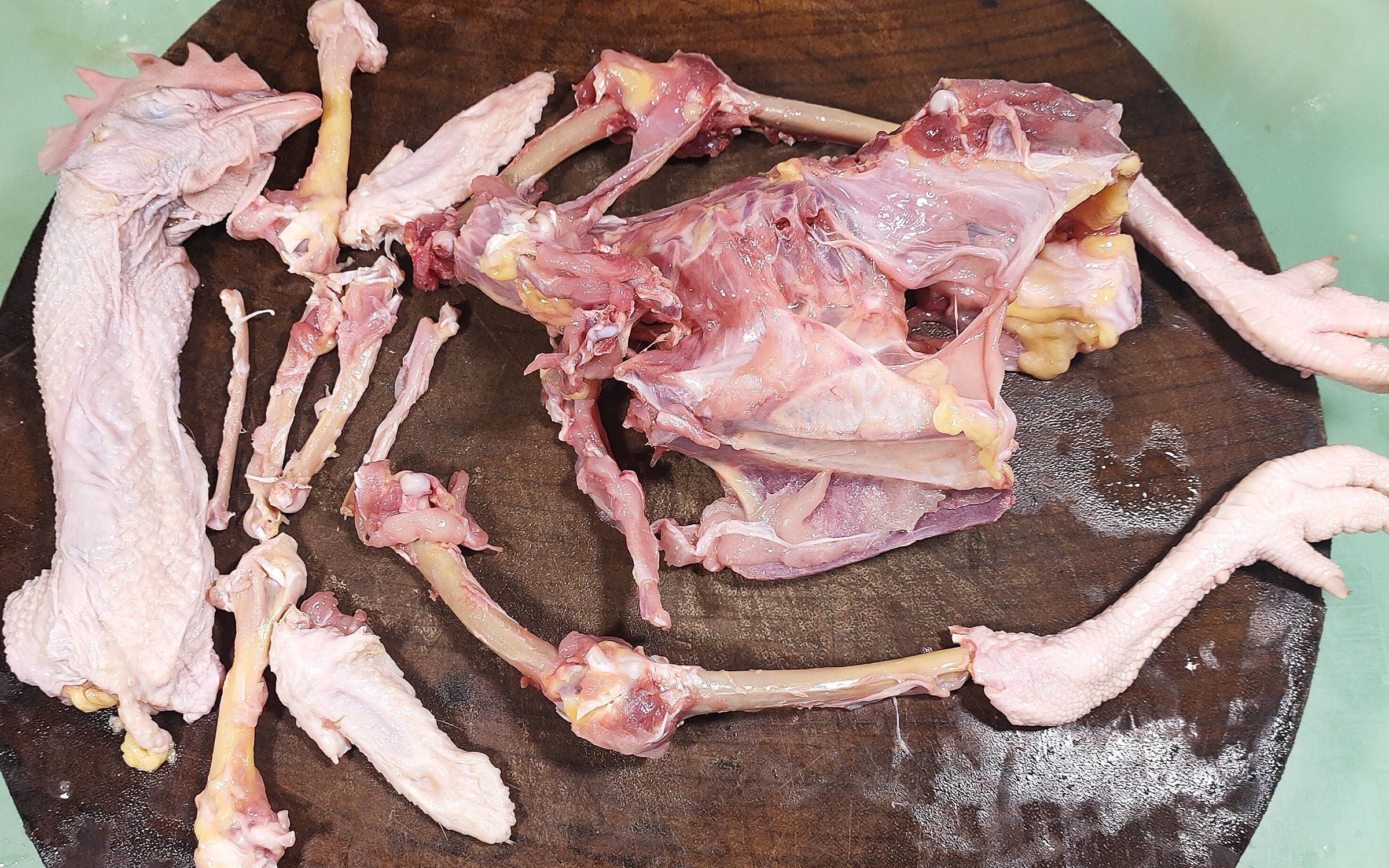 活动  整鸡去骨,古有庖丁解牛,今有大鹏解鸡