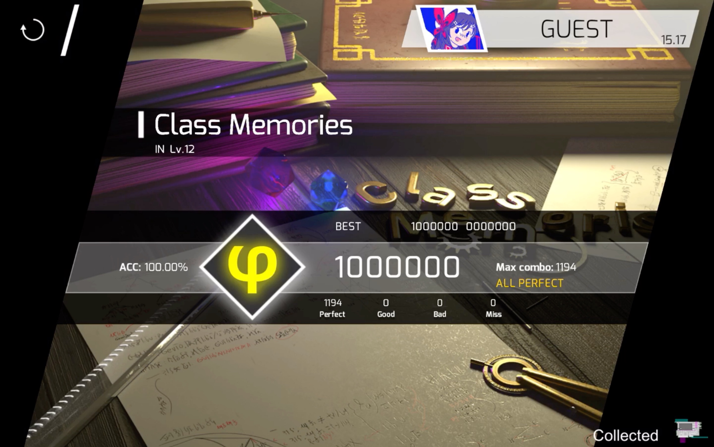 φ3phigros交互课堂恭喜你晋升成13了