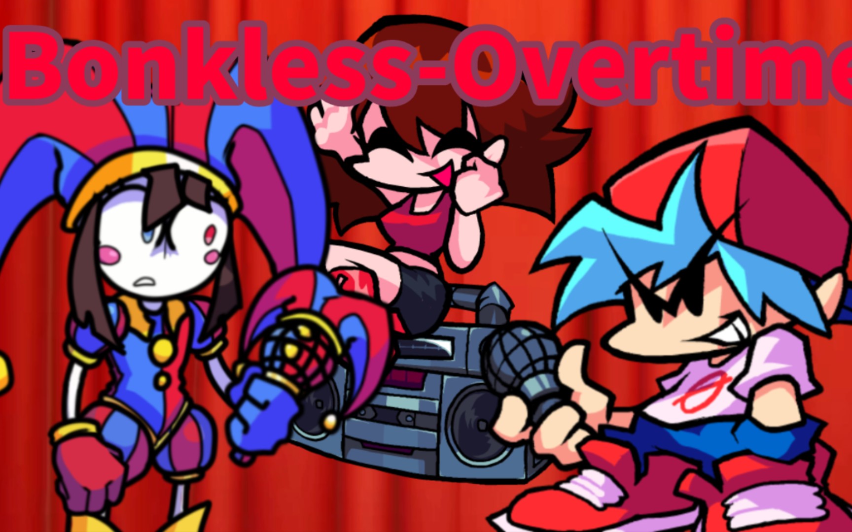 bonkless overtime 但是帕姆尼 vs bf 真实游戏还原!