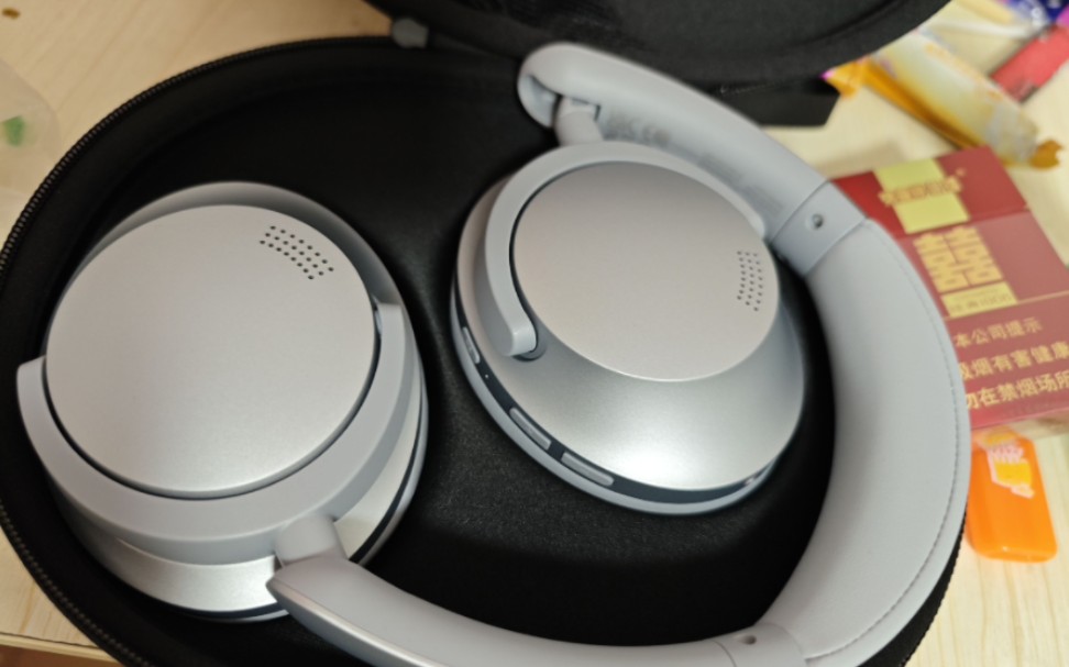 万魔耳机sonoflow银色纯开箱