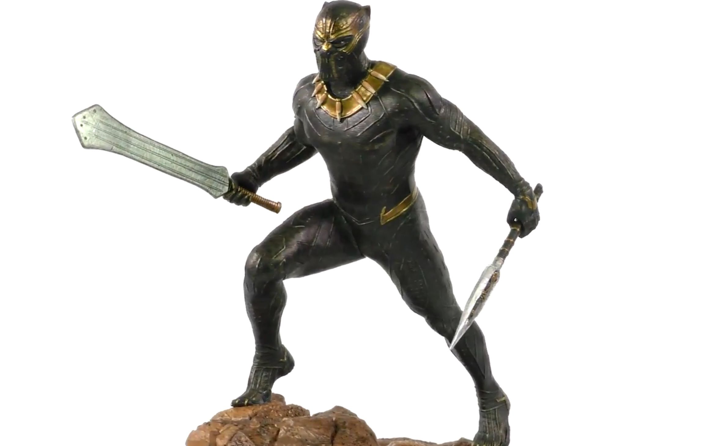 黑豹 marvel movie gallery black panther killmonger pvc diorama