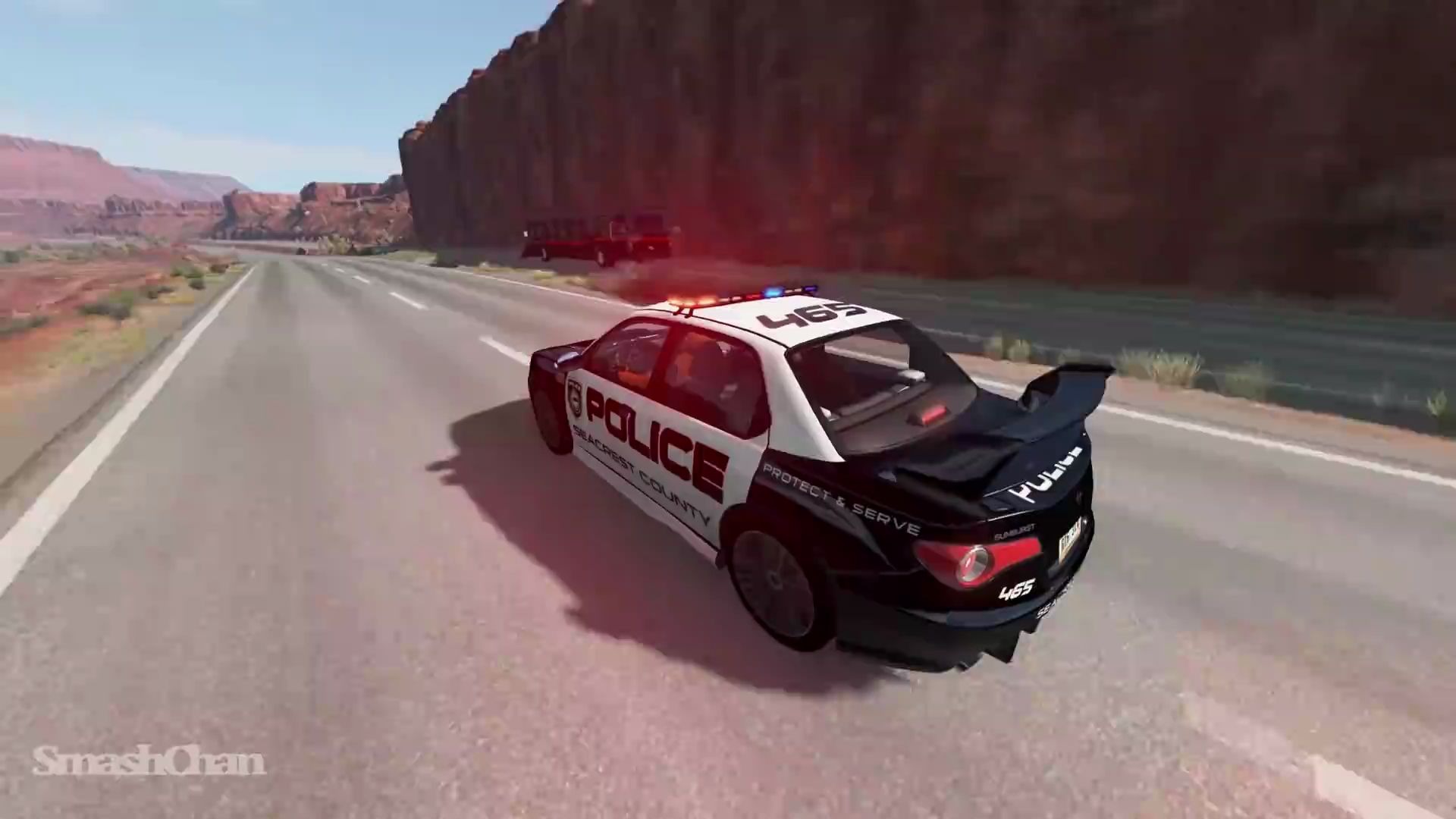 警车追逐#34 - beamng drive - smashchan
