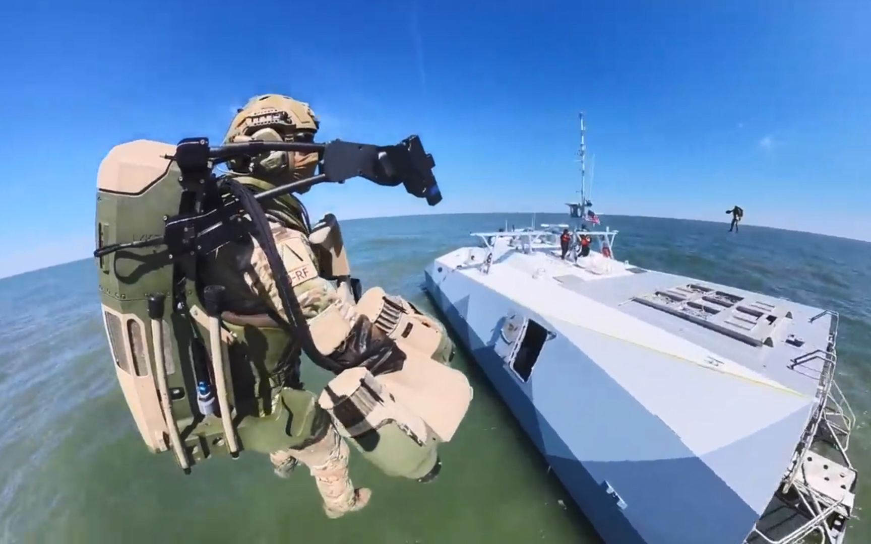 红警中火箭飞行兵成为现实——单兵喷气飞行套装