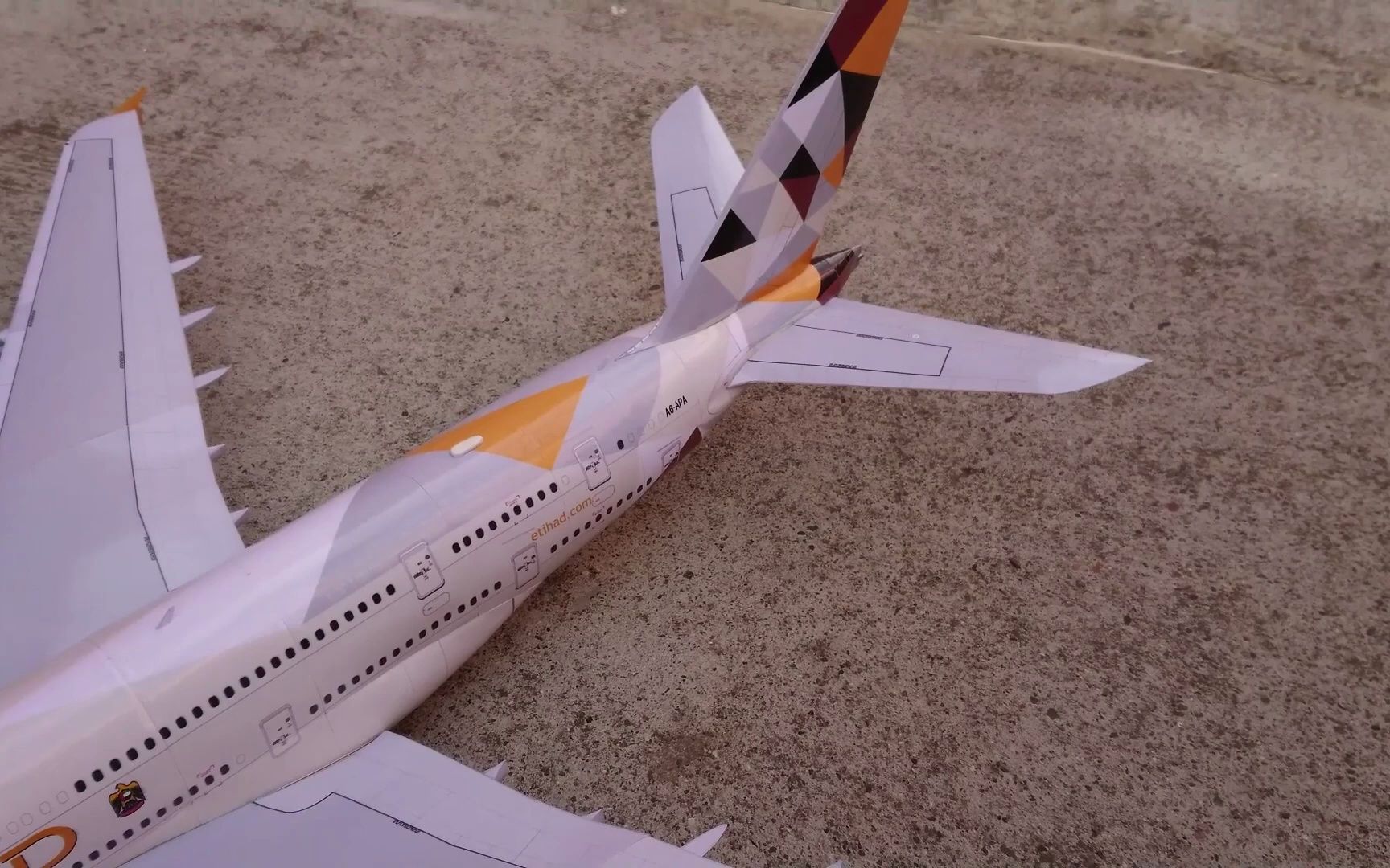 空客a380飞机纸模图纸图片