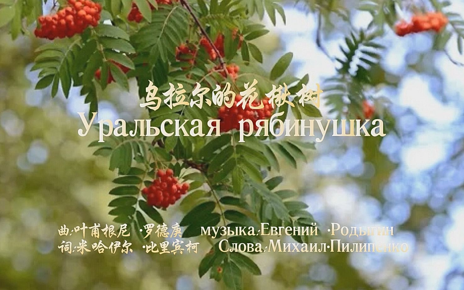 苏联歌曲乌拉尔的花楸树Уральскаярябинушка