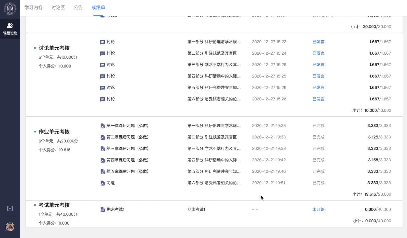 《科研伦理与学术规范》网课课后题答案哔哩哔哩bilibili