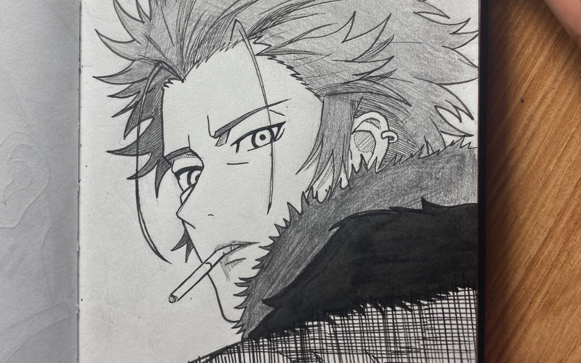 "抱歉了,安娜,无法再给你漂亮的红色了"周防尊手绘