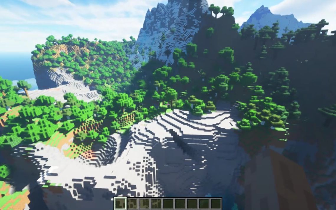 minecraft119很壮观的种子喜欢创造或者风景的小伙伴可以去康康种子我