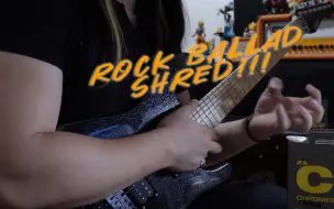 Download Video: 【电吉他/爱酱JAM】亢毛毛/换上新琴弦演奏Rock Ballad Shred\M/