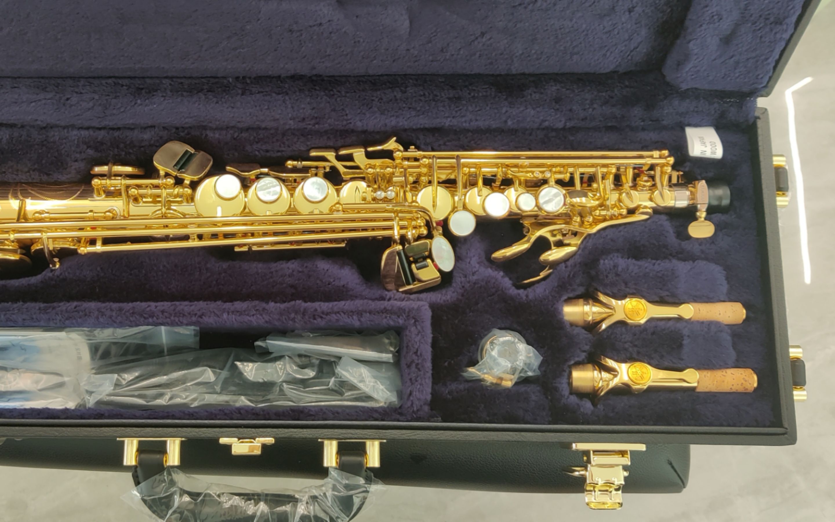 雅马哈yss-875ex高音萨克斯开箱试吹视频