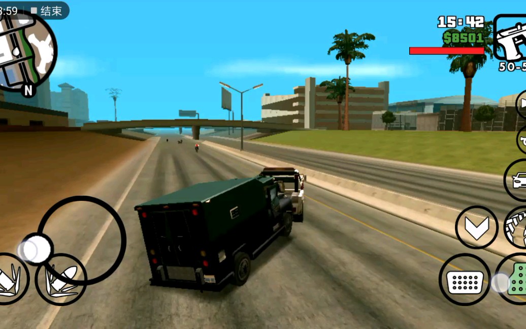 【一生之沐】《侠盗猎车手圣安地列斯》gtasa拖车车技极限展示