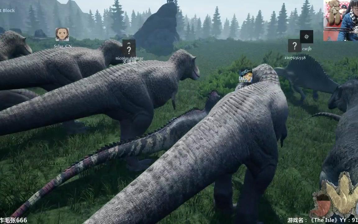 炸毛张theisle恐龙世界侏罗纪世界游戏犹他盗龙打山东龙