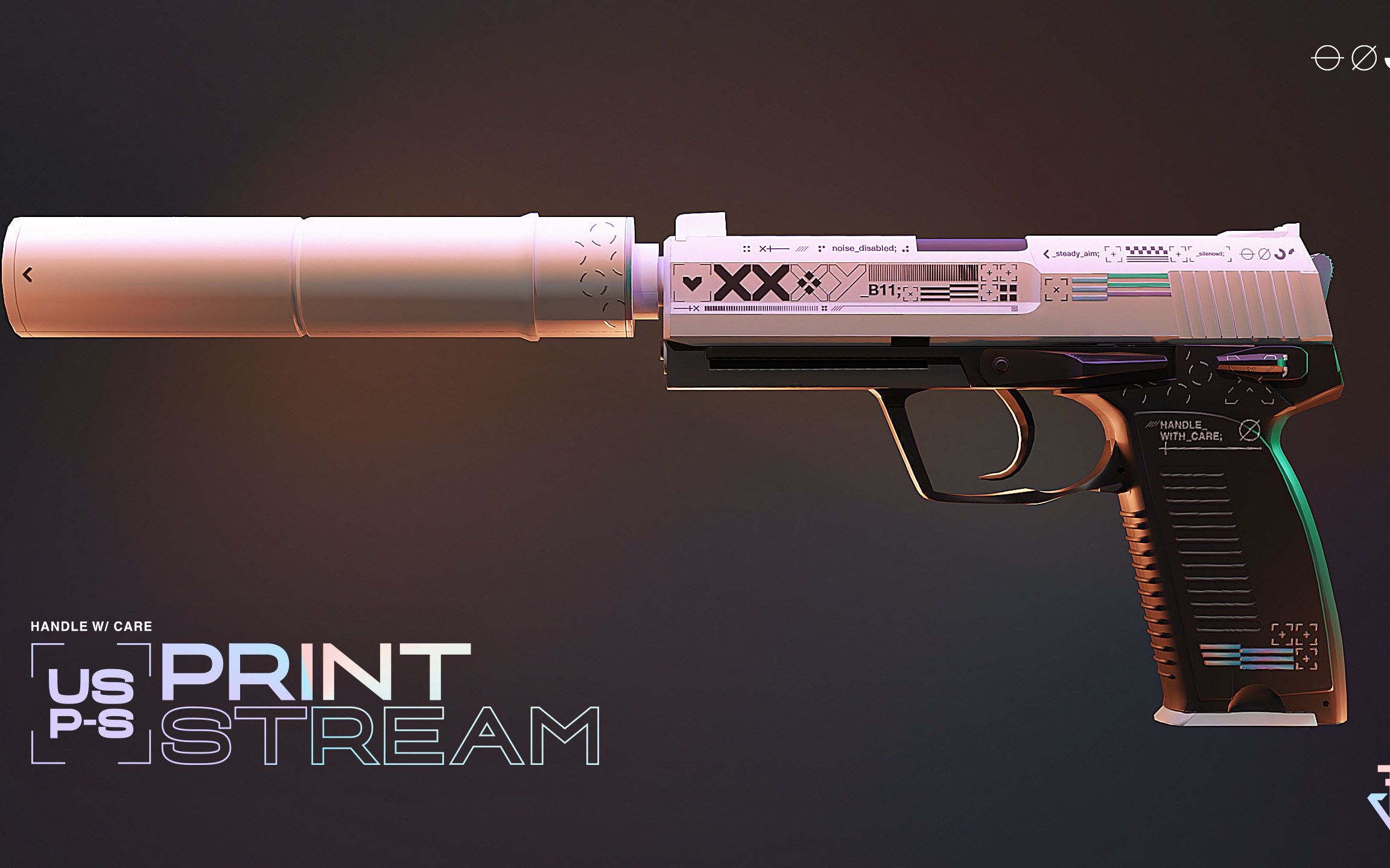 【csgo】那些创意工坊中g胖死活不出的惊艳皮肤-usp 消音版