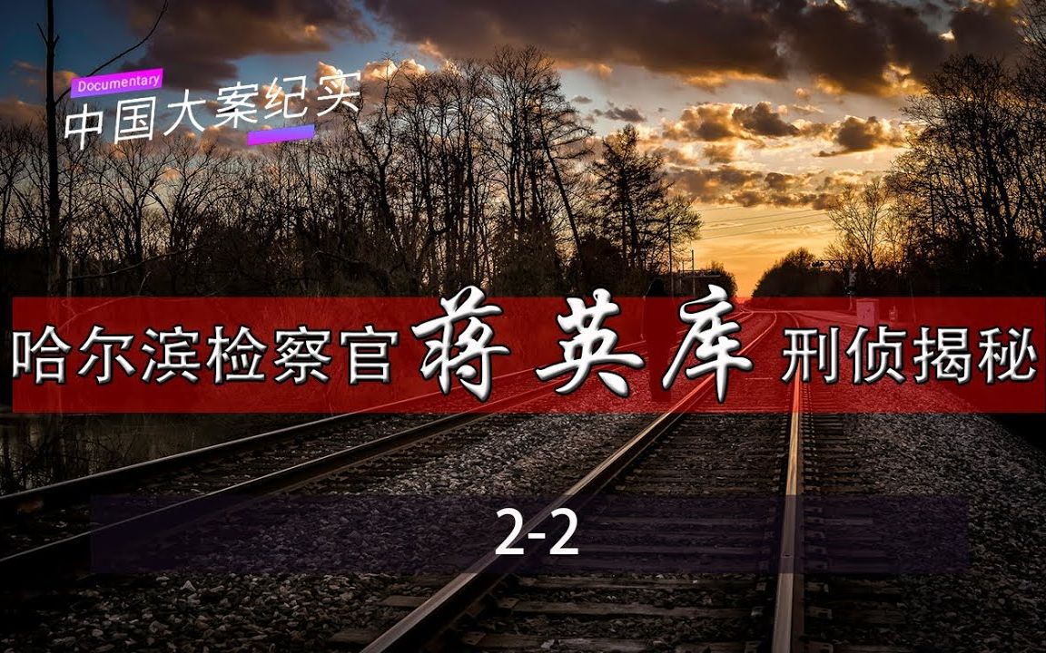 大案纪实录哈尔滨检察官蒋英库刑侦揭秘22