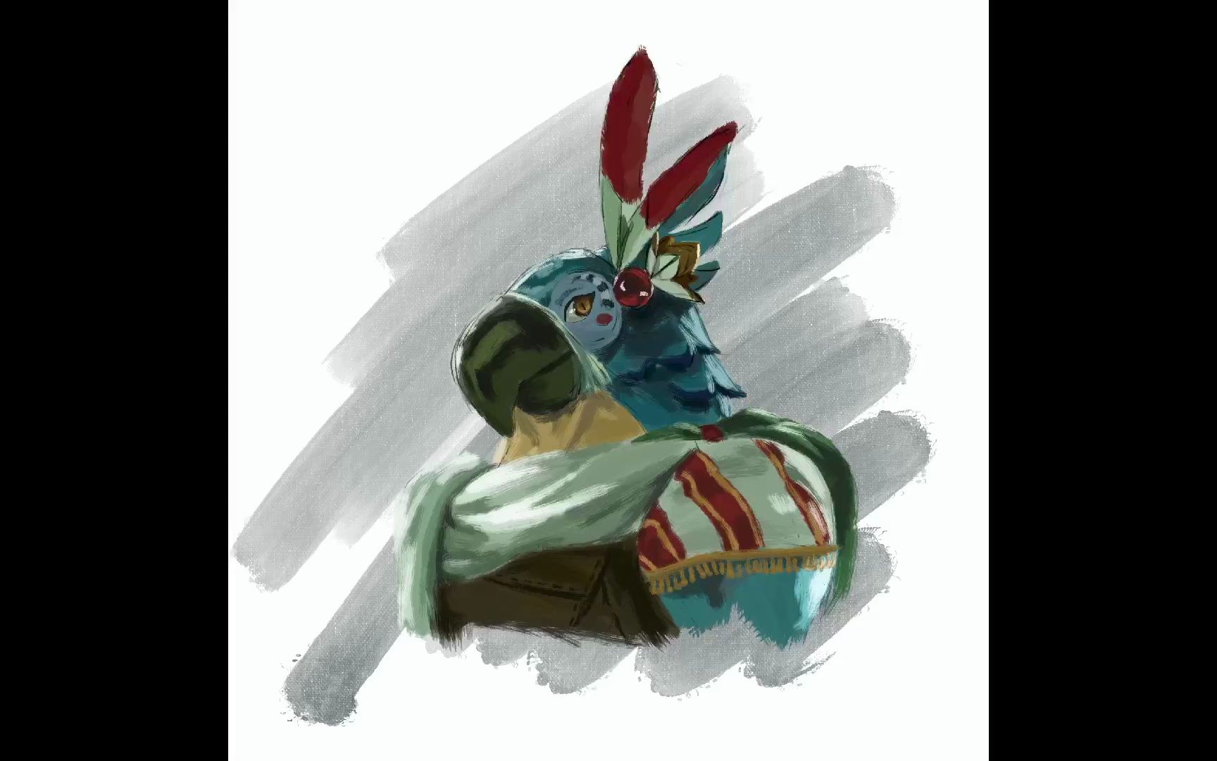 【procreate】塞尔达传说:旷野之息 - 卡西瓦