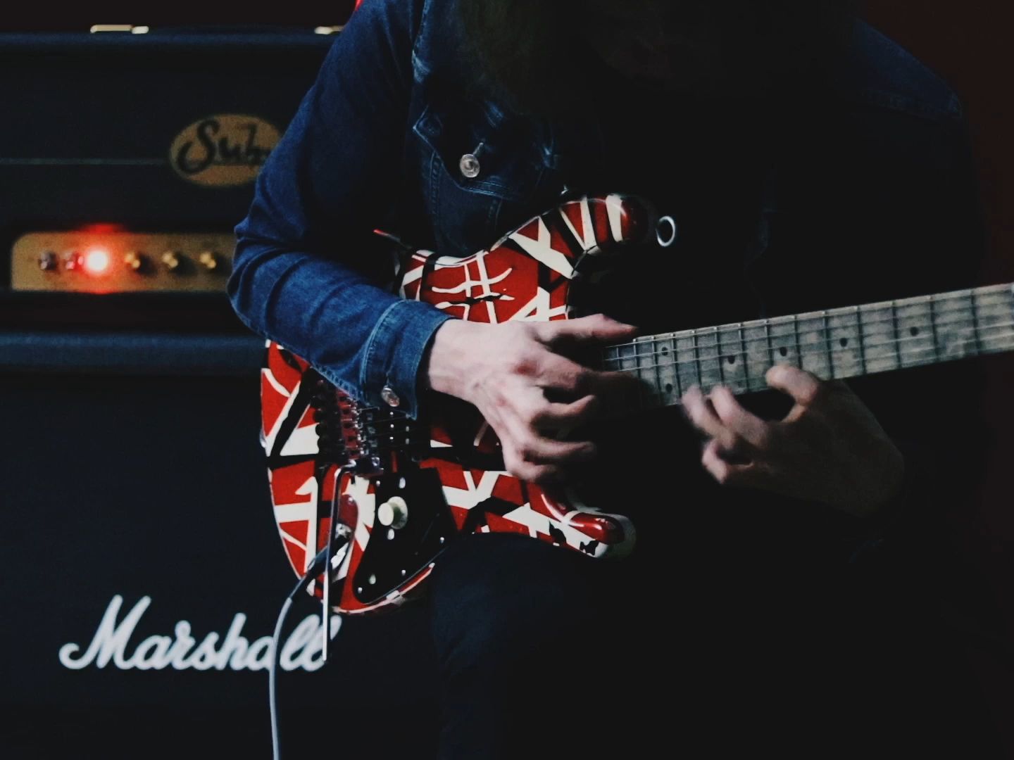 「电吉他」van halen - eruption cover cameron brown