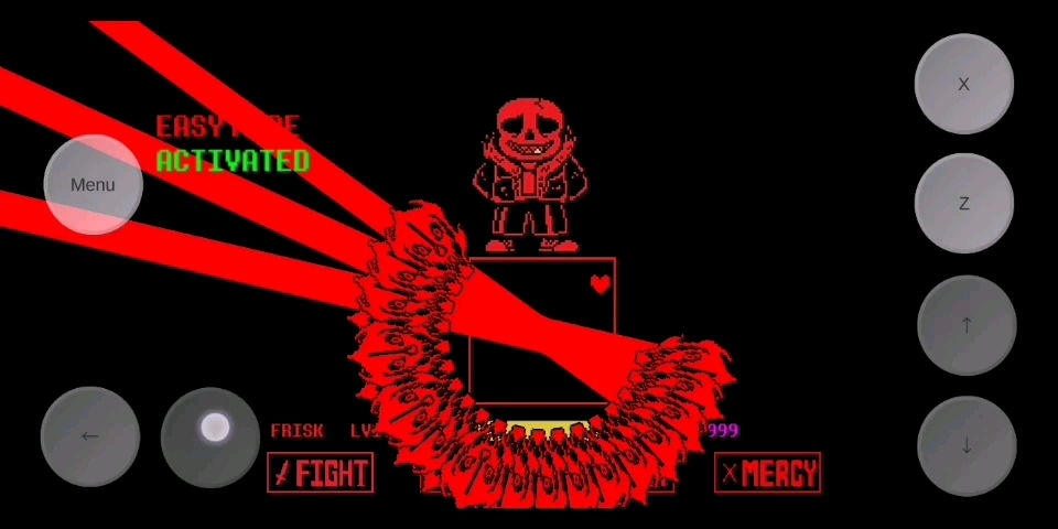 来了!fellsans审判战(不知道是哪一版的)一命过(doge).