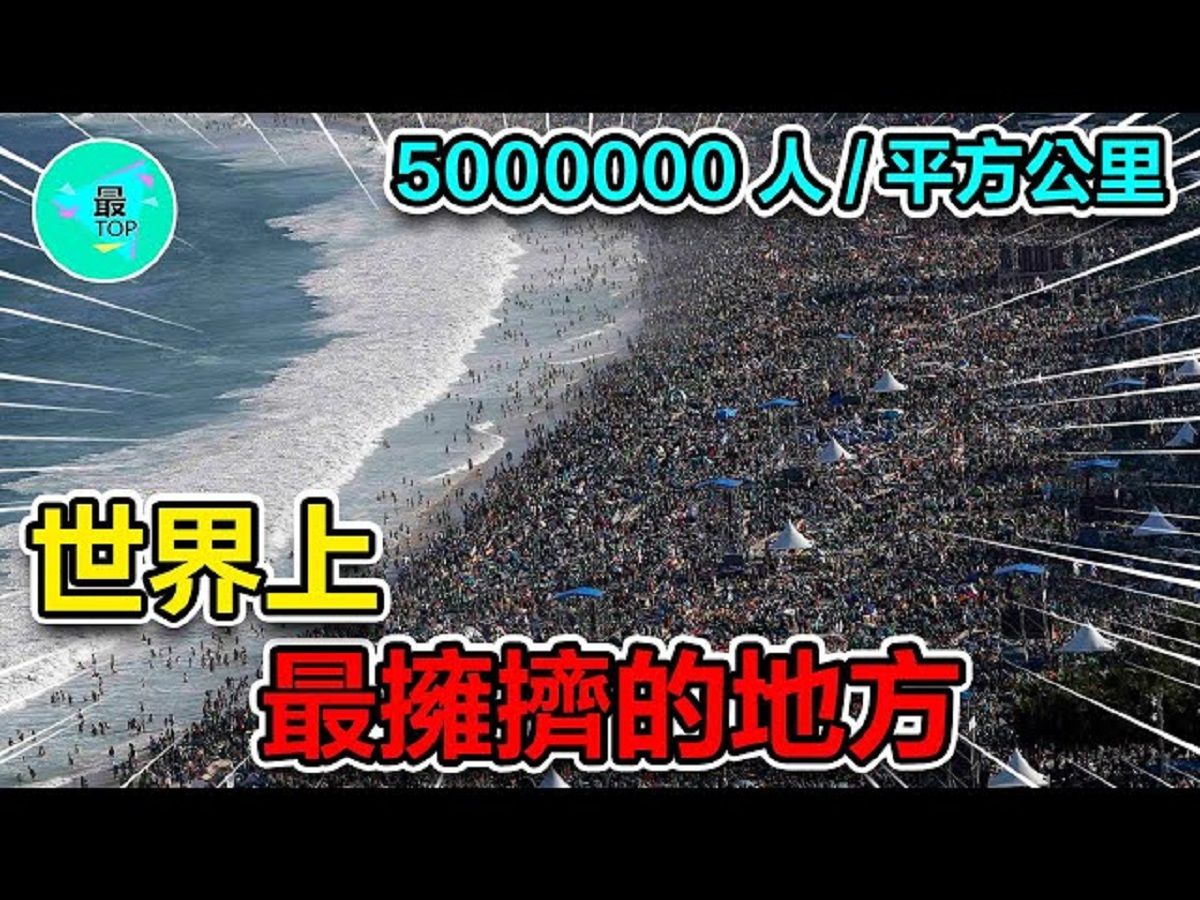 全世界最拥挤的15个地方,地球上人口密度最高的地区,0 02平方公里5万多人(世界之最TOP1)#人口 #旅游 #top10 #世界之最 #脑洞大开 #奇哔哩哔哩...