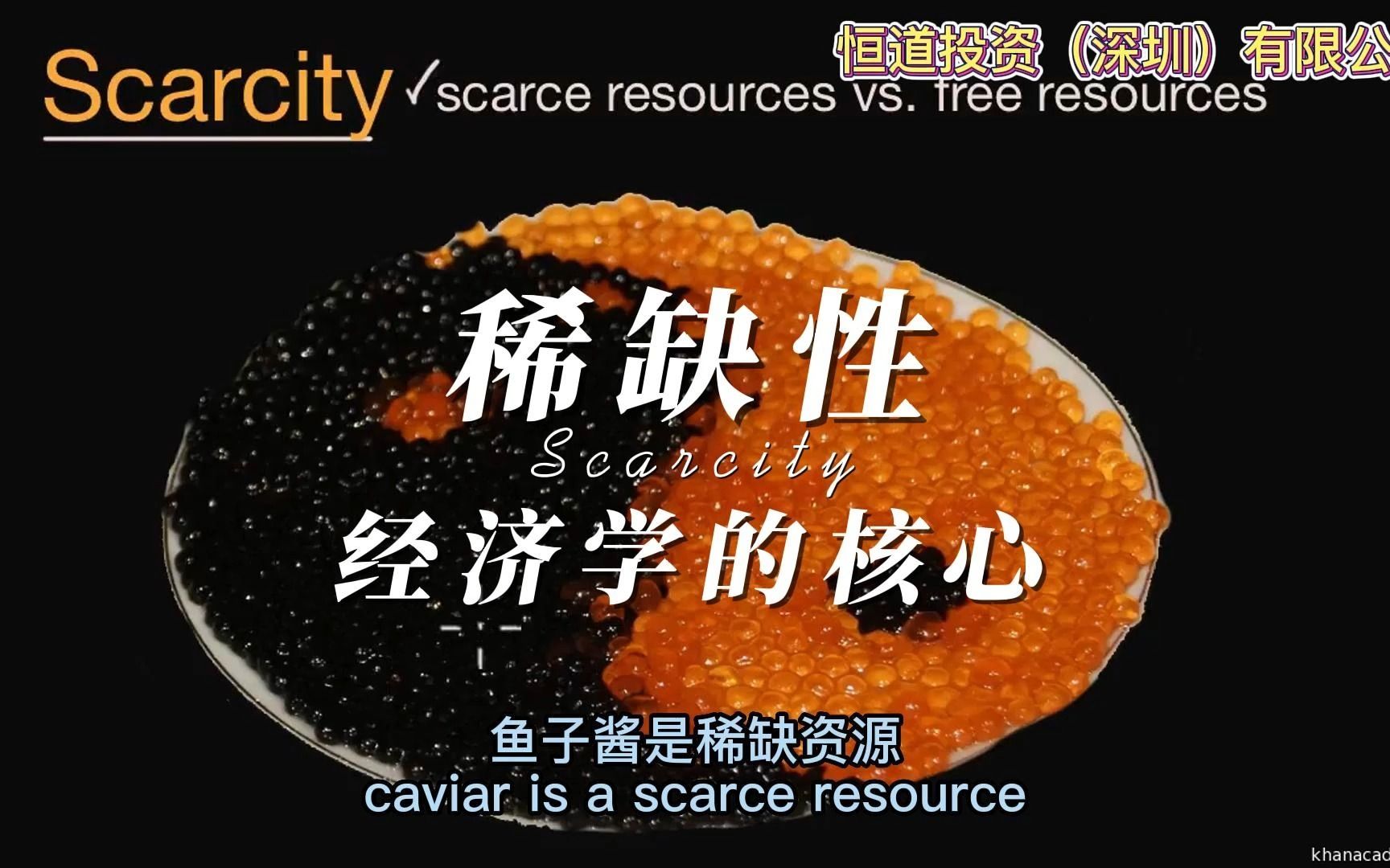 稀缺性Scarcity 是经济学最基础的核心概念哔哩哔哩bilibili