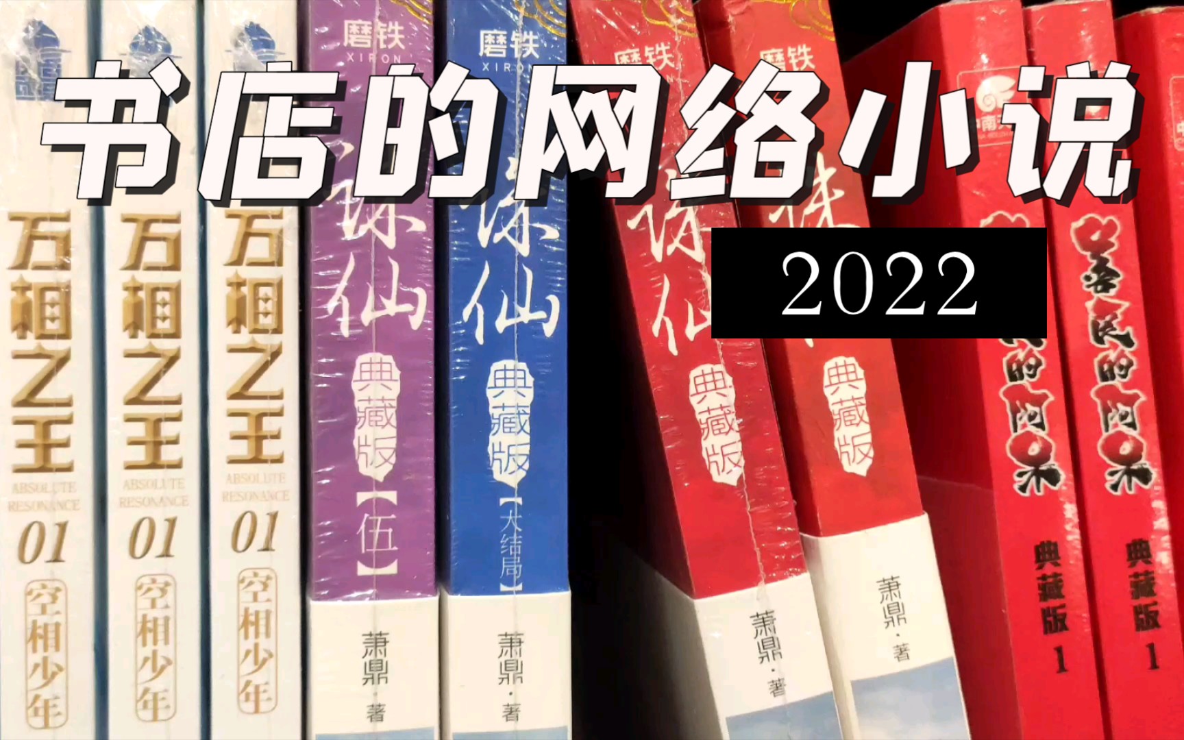 2022年在书店上架的网文 书店都卖什么书?线上网络文学小说在线下哪些书比较火哔哩哔哩bilibili