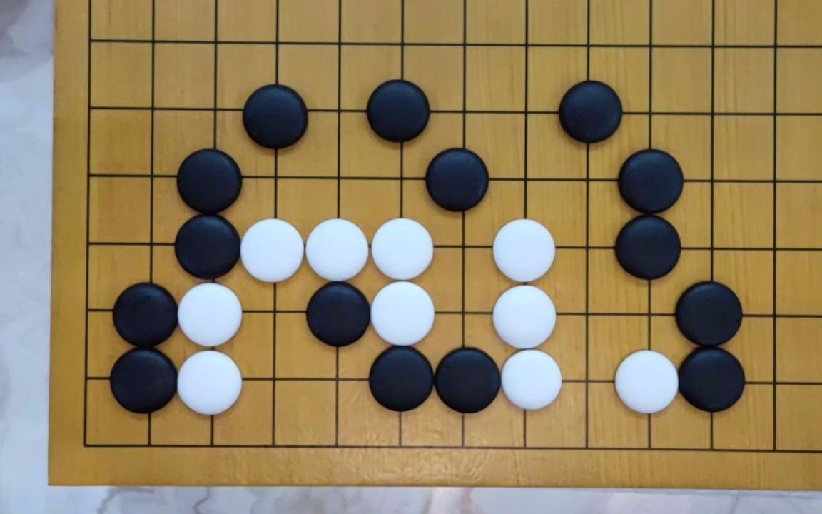 围棋手筋黑先简单手筋一眼看出哔哩哔哩bilibili