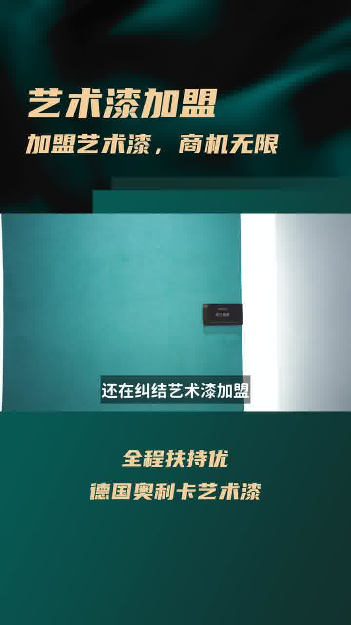 艺术涂料加盟：释放家居美学新可能