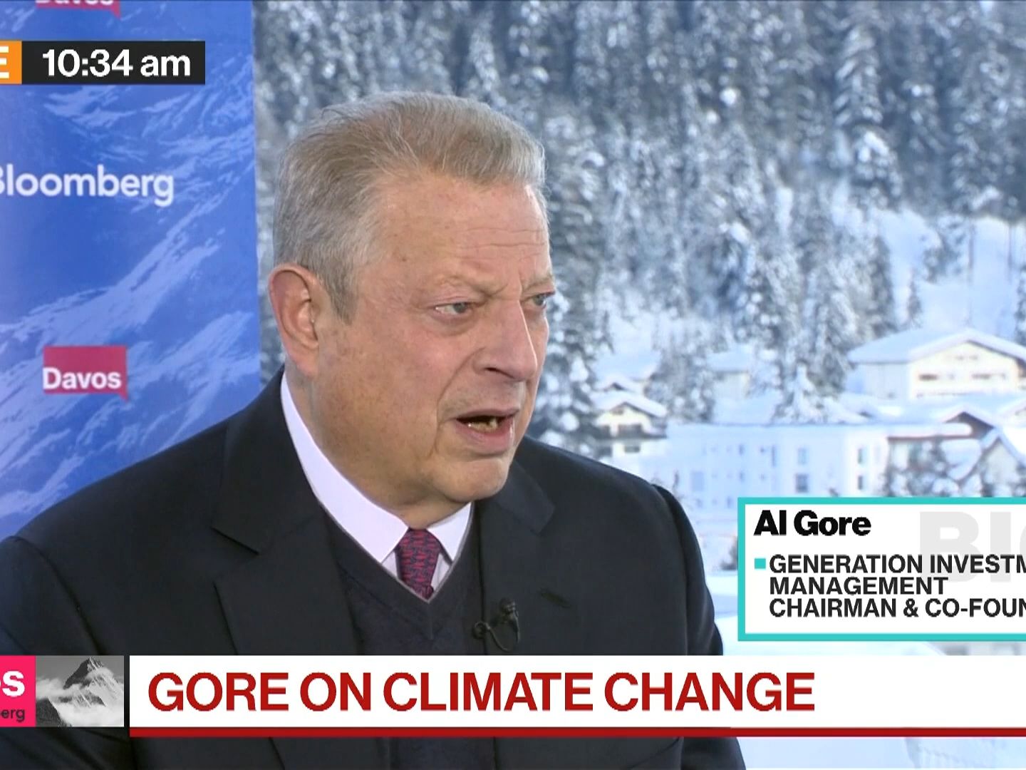 [图]Davos 2024： Al Gore on John Kerry, COP28, US Election