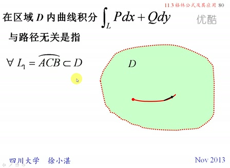 [图]徐小湛《高等数学》138讲---第116讲  曲线积分与路径无关