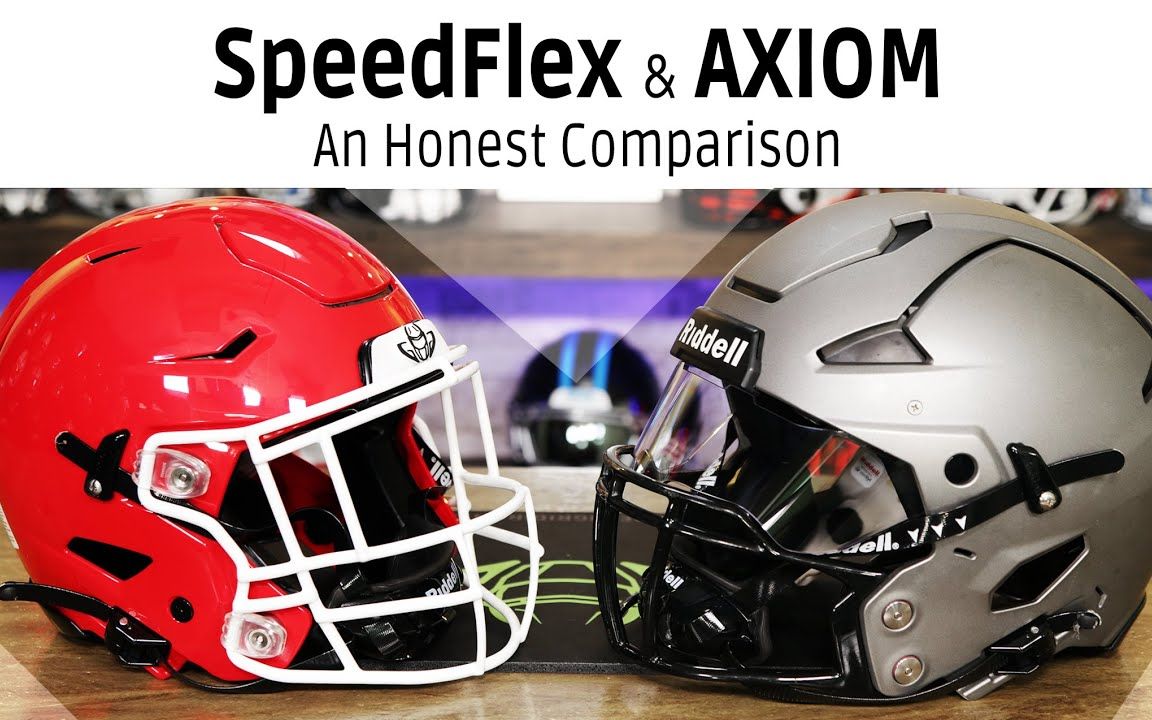 【橄榄球头盔】Riddell Axiom & SpeedFlex两种型号的对比哔哩哔哩bilibili