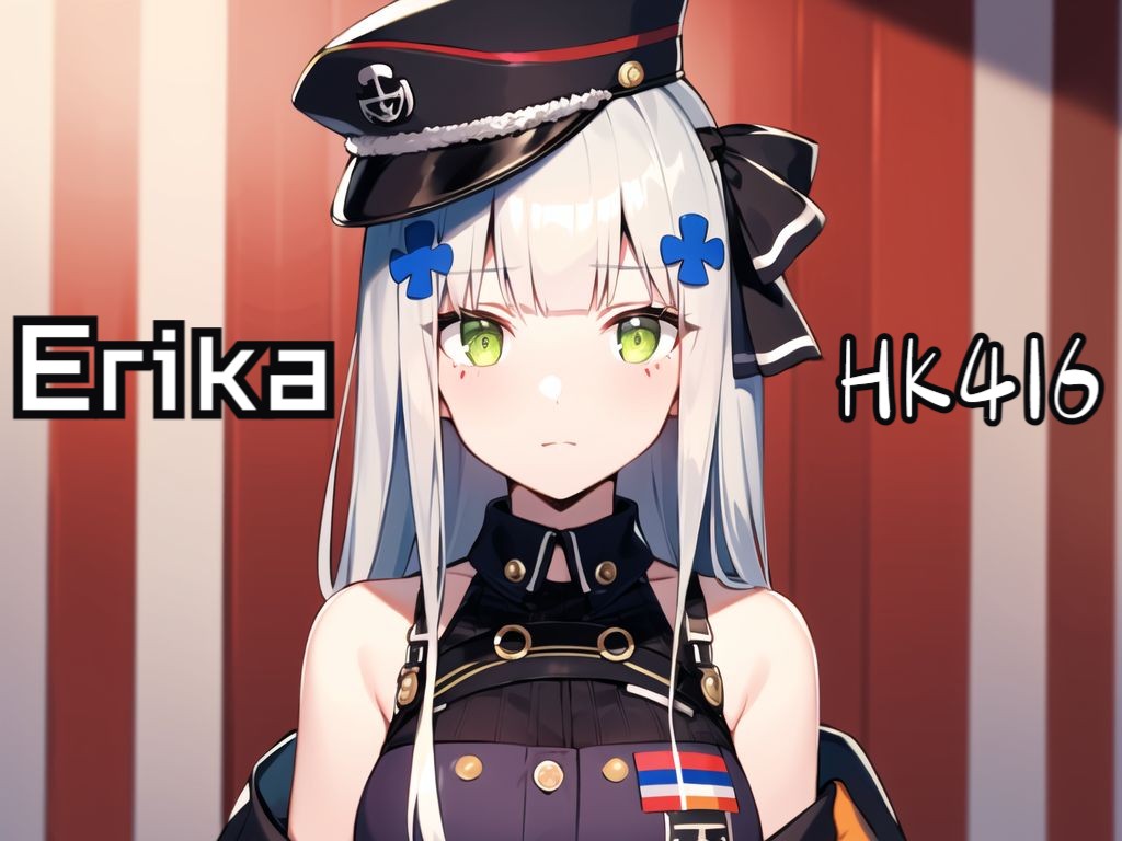 erika艾丽卡少战版中文翻唱【ai hk416】