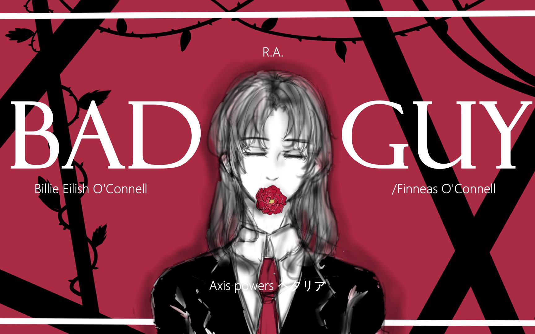 【APH/手书】【联五耀中心】联耀的BAD GUY哔哩哔哩bilibili