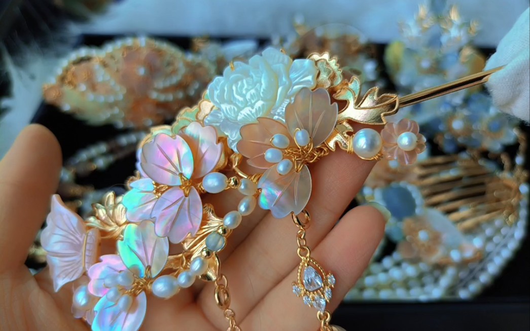 最满意的发簪!用的料都是我超喜欢的!