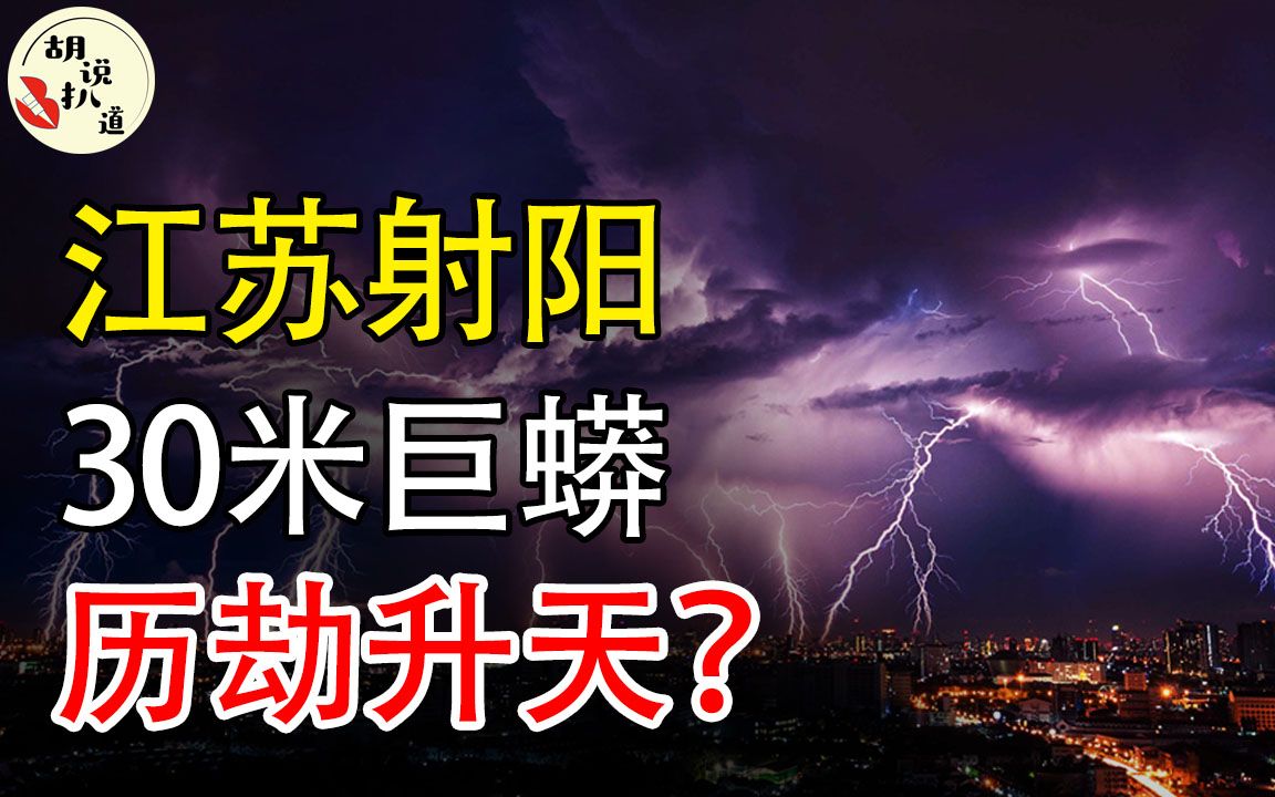 江苏射阳惊现30米巨蟒轰雷掣电村民历劫升天