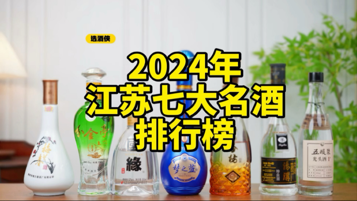 2024年,江苏七大名酒排行榜,看看就谁上榜了!哔哩哔哩bilibili