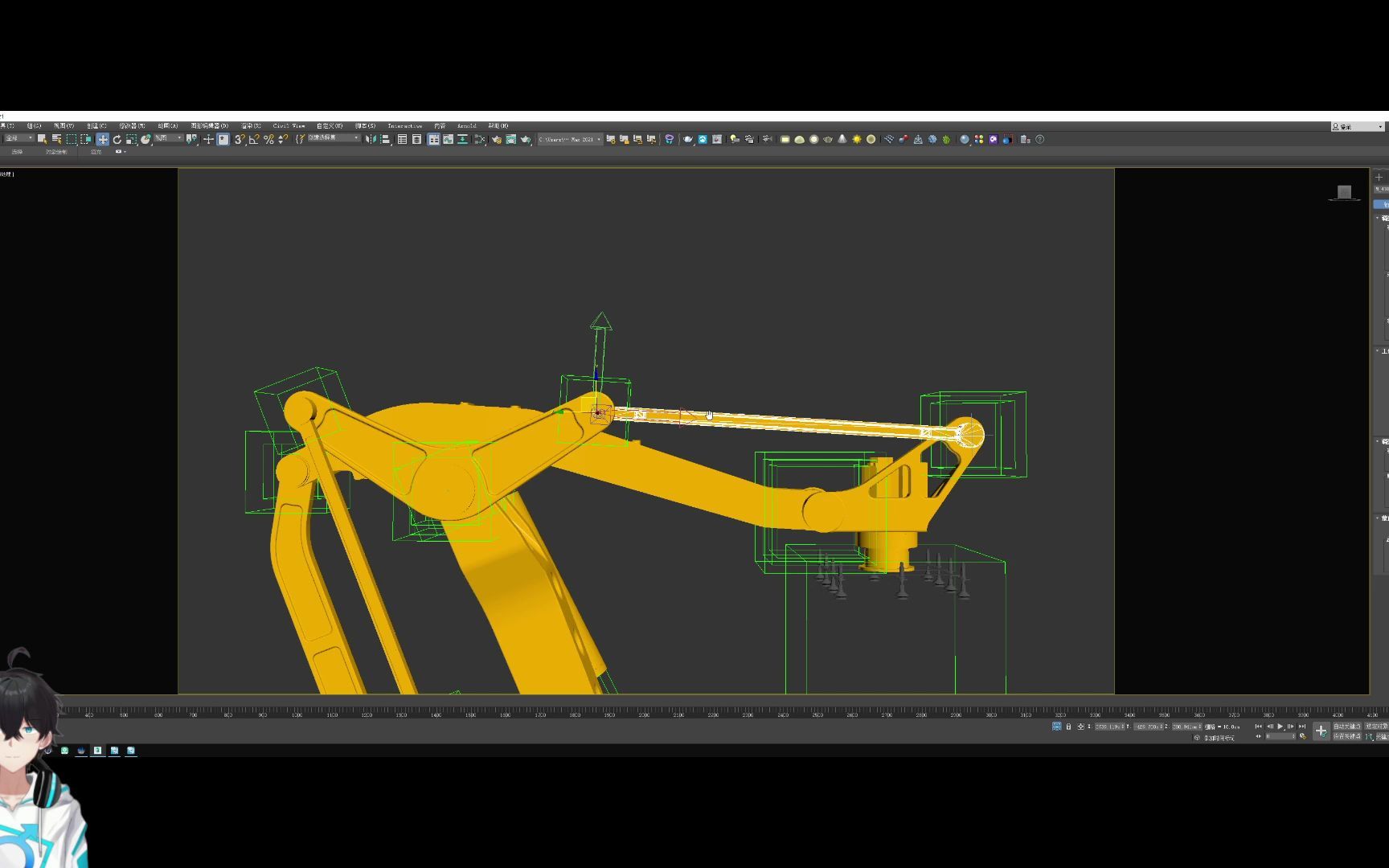 [图]3DSMAX 机械手绑定  机械手三维动画绑定