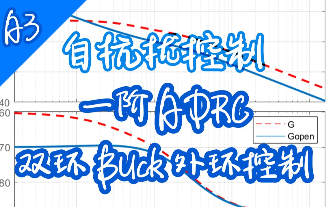 【自抗扰控制A3】ADRC控Buck变换器,很容易的啦 Matlab/Simulink 开关电源哔哩哔哩bilibili