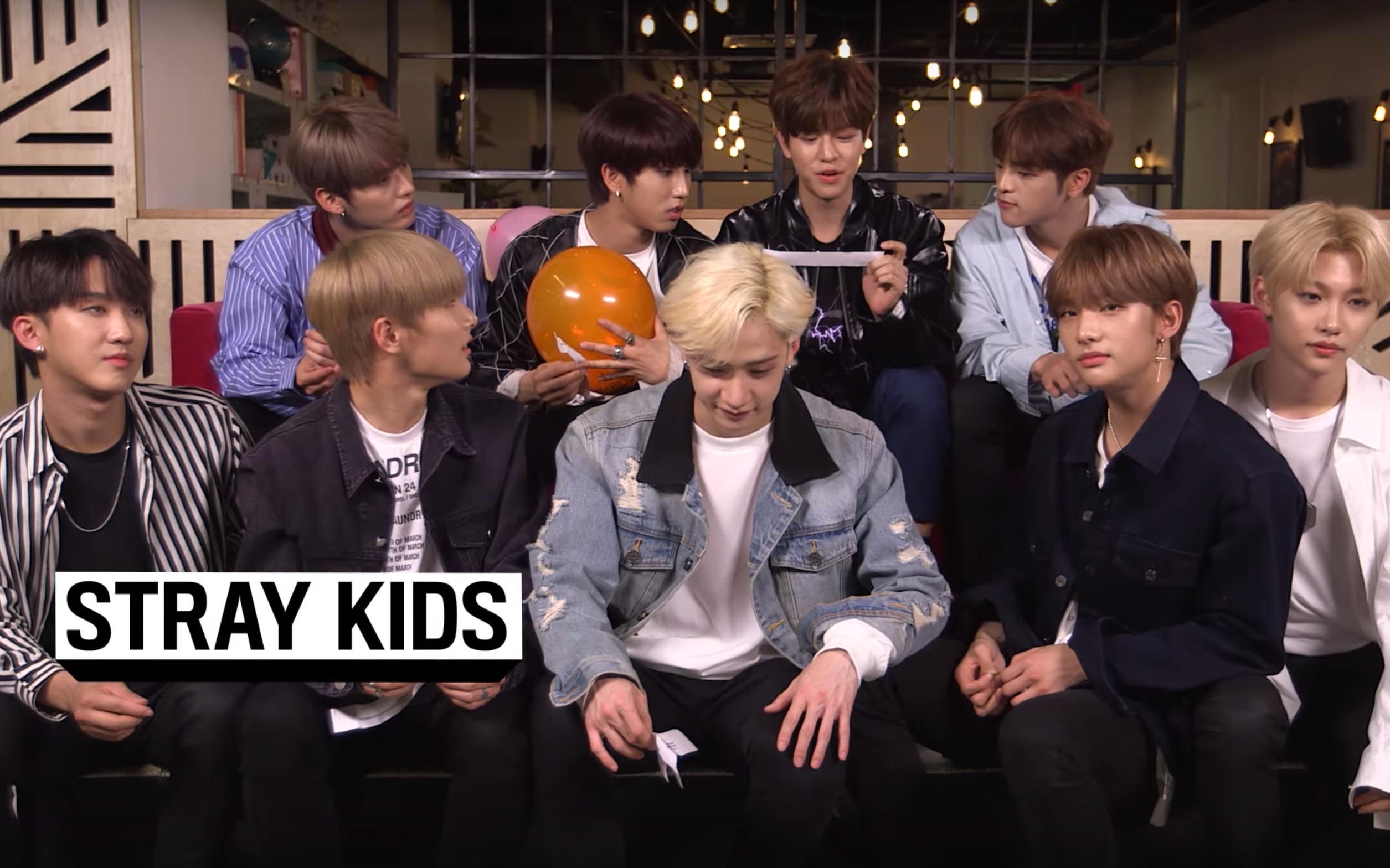 [图]【韩知城】190604 Stray Kids MTV News 访问 全场中字