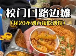 Download Video: 花不到20块吃遍小学门口路边摊！！这物价真的太感人了！！