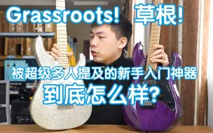 Download Video: GRASSROOTS！草根！被超级多人提及的新手入门神器电吉他到底怎么样！ ESP旗下品牌 我在农村卖吉他