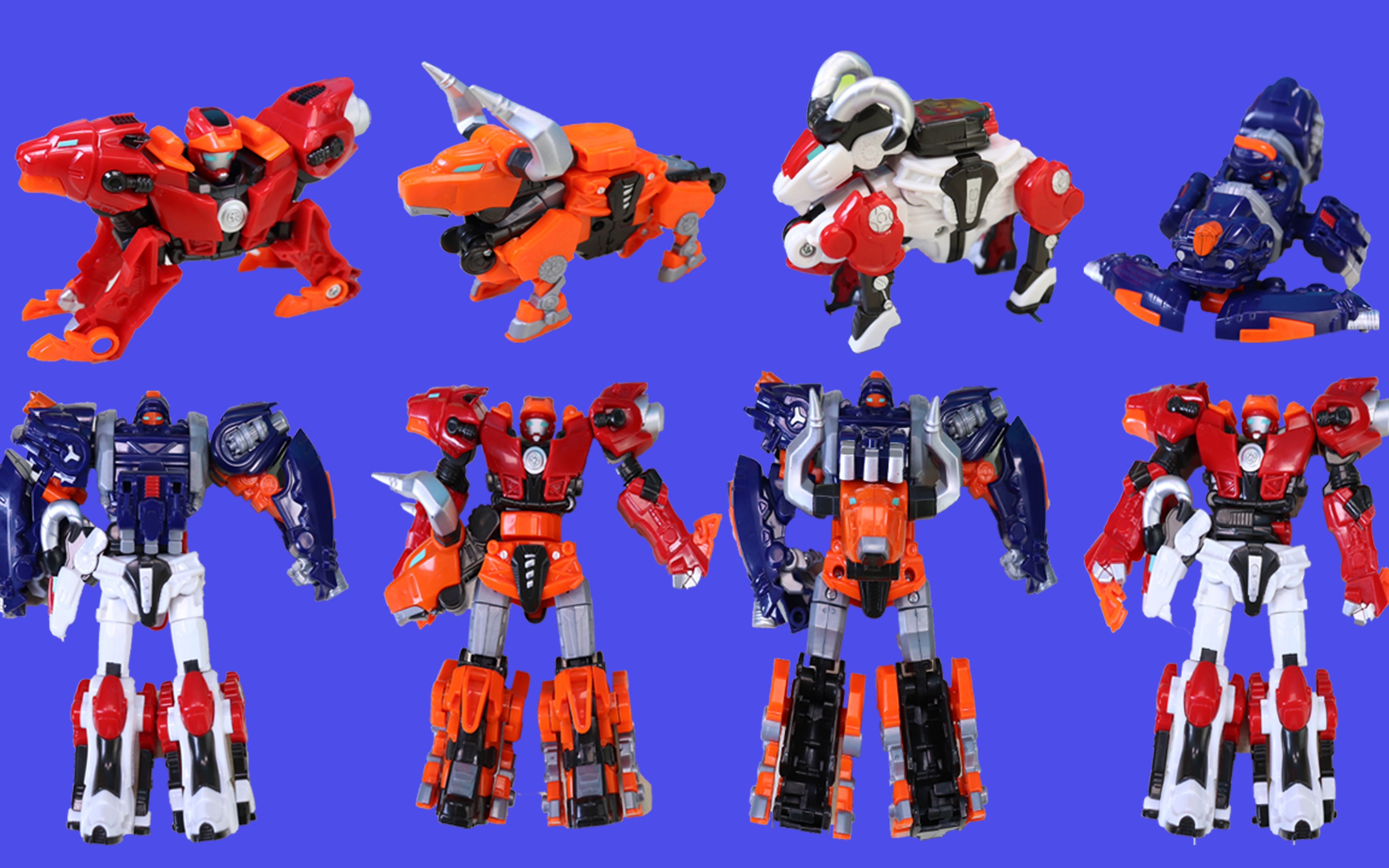 核晶少年自动碰触合体玩具 合体变成飞影和蛮野