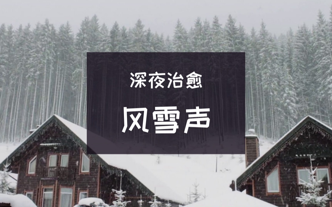 【暴风雪】夏日感受放松自然的冬天风雪声(适合看书 / 午休 / 学习 / 作业 / 冥想用)| BGM风格 |轻音乐 | 深夜独处哔哩哔哩bilibili