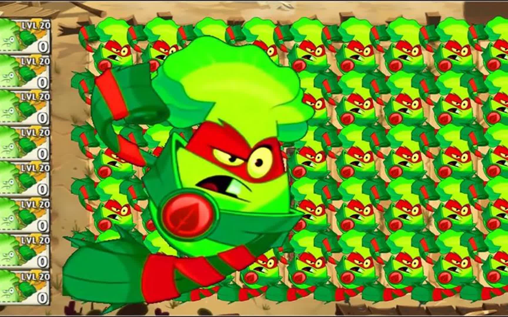 植物大战僵尸2:老拳师菜问太狠了,两拳打死埃及僵博