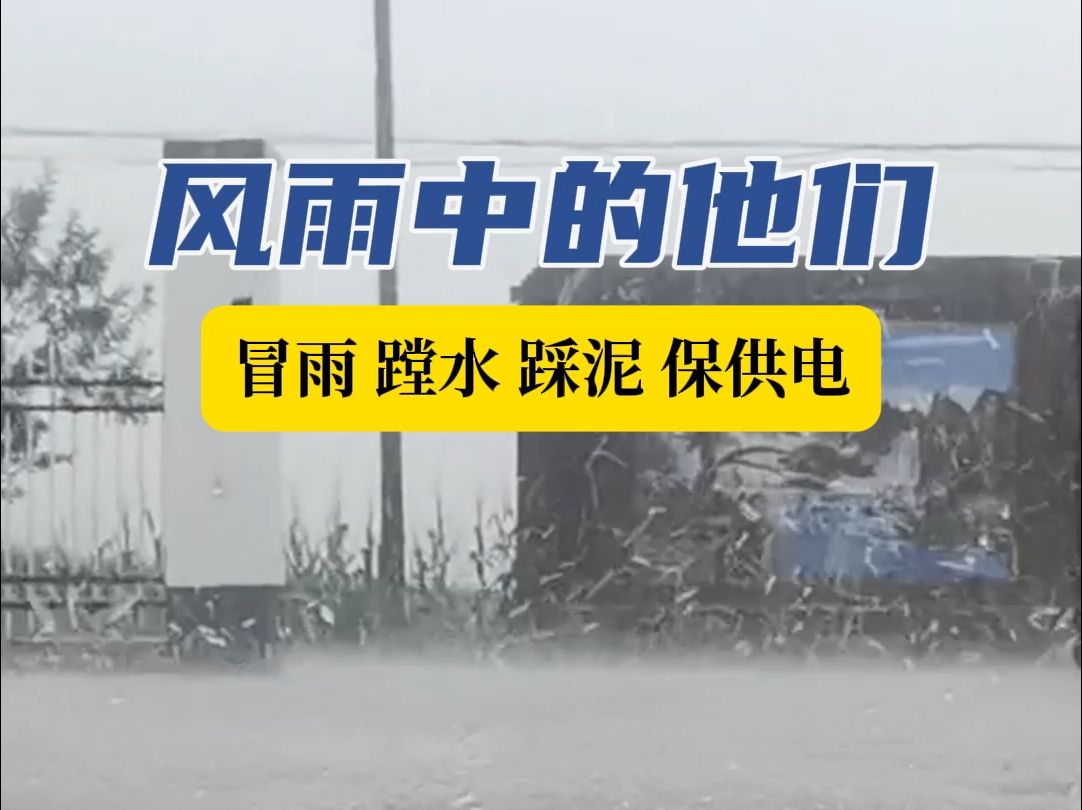 8 月 9 日,强降雨骤然来袭,国网保定供电公司的电力员工毅然顶风冒雨,迅速展开设备巡视、全面细致地进行隐患排查等工作,竭尽全力保障供电的稳定与...