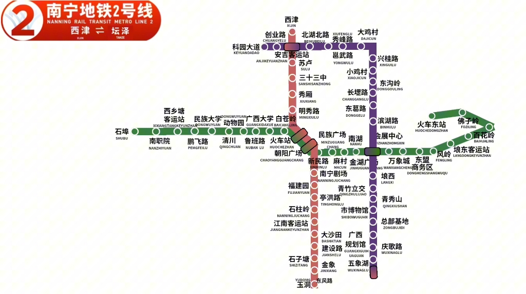 南宁地铁地图图片