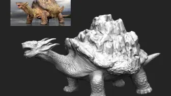 【zbrush手办建模】3个小时建模一个价值998的卡通手办外包（乌龟，鳄龟，玄武），学完即可兼职接单！！！