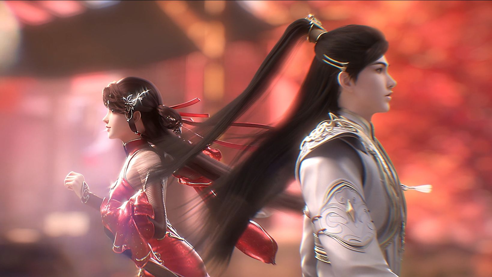 [4k纯享版/石昊·火灵儿/朝朝如念]两小无嫌猜,相拥火桑林