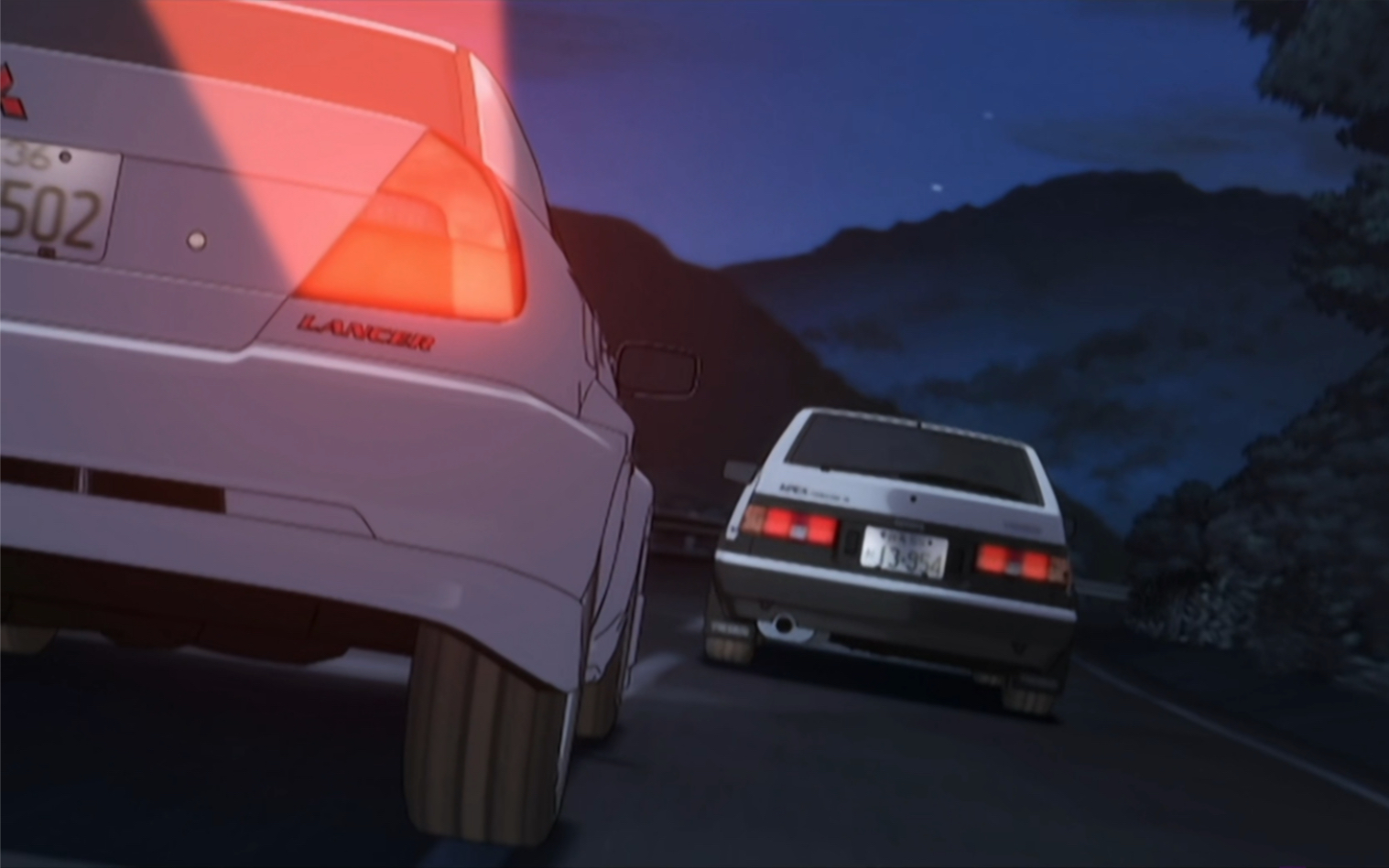 头文字d evo丢不起这脸:你以为拓海过弯不刹车?是你刹车太早太菜