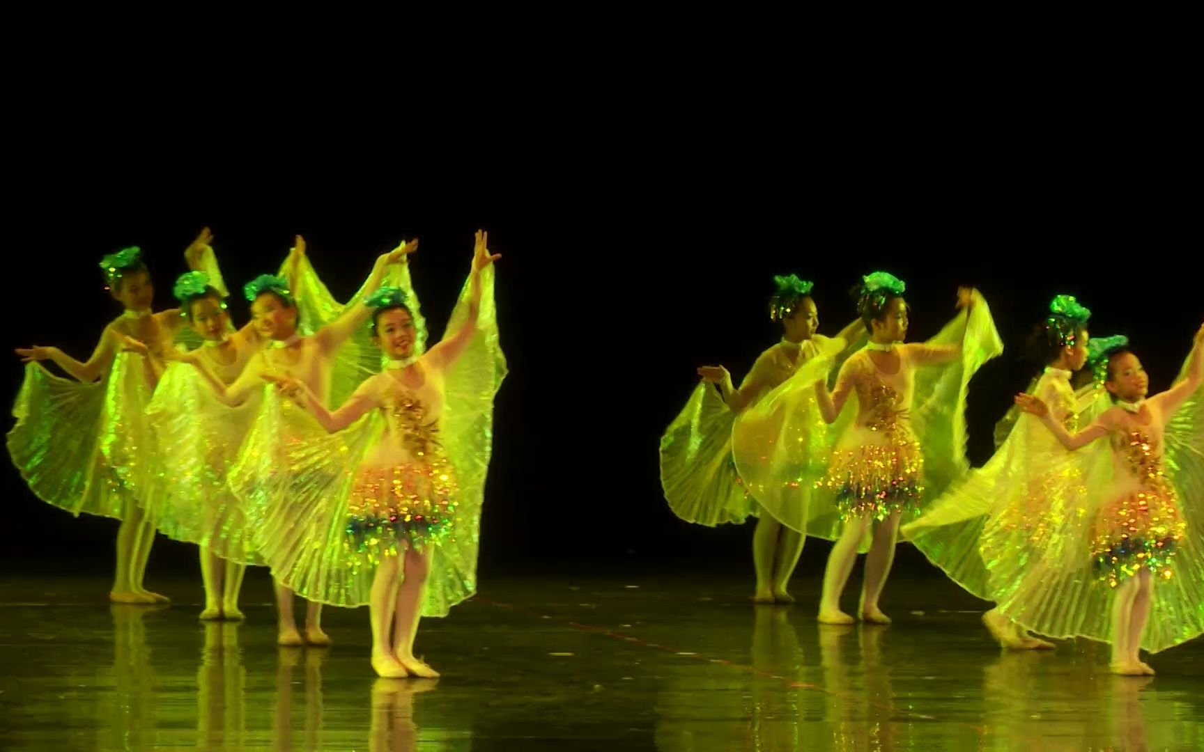 幼儿少儿舞蹈蝴蝶题材编号8116作品