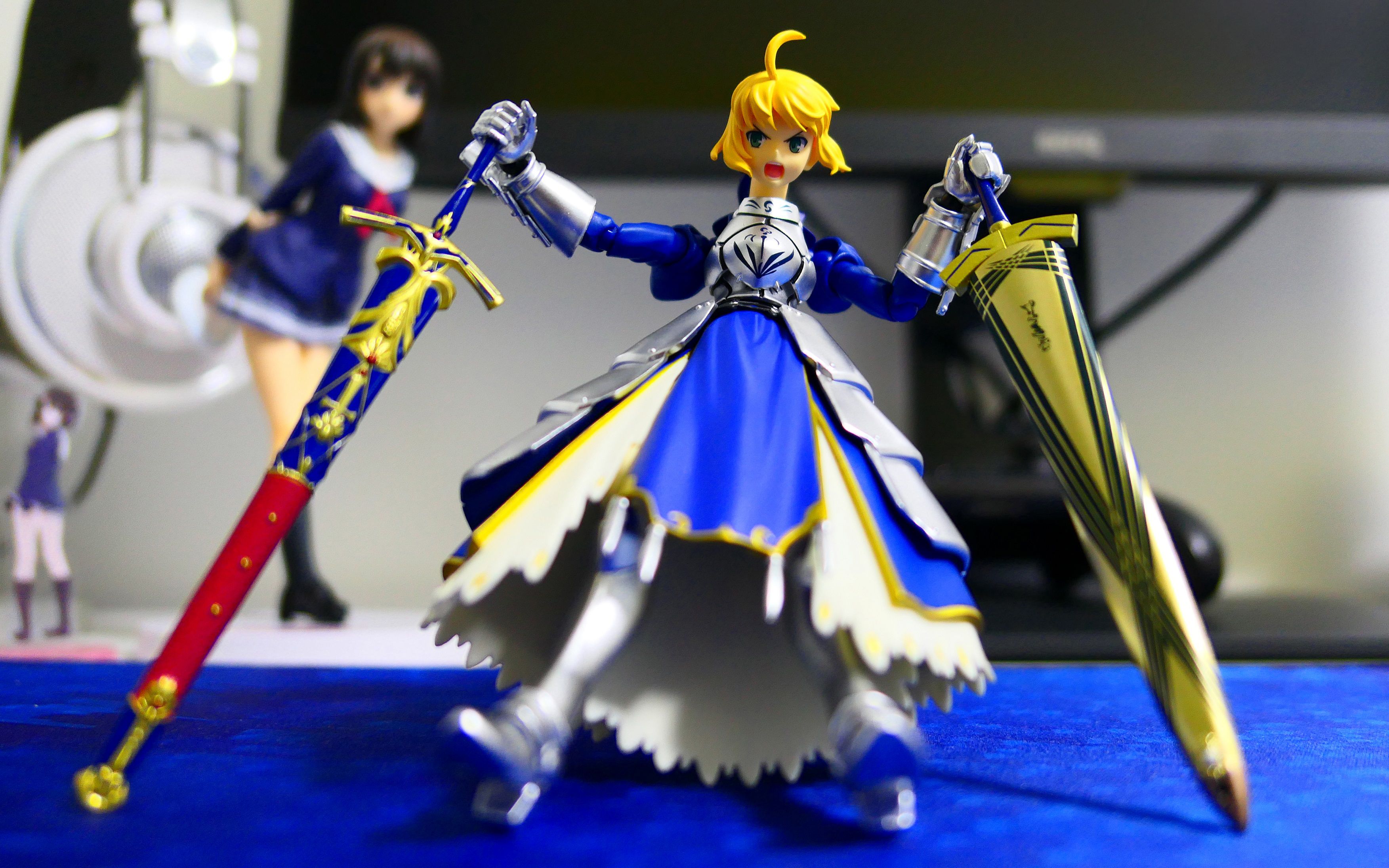 【会员购开箱】吾王剑锋所指我等心之所向 mf figma saber2.